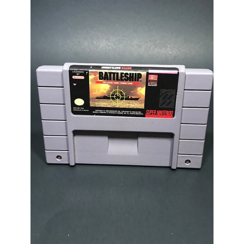 SNES Super Nintendo games Super Battleship and Madden 96 TESTED